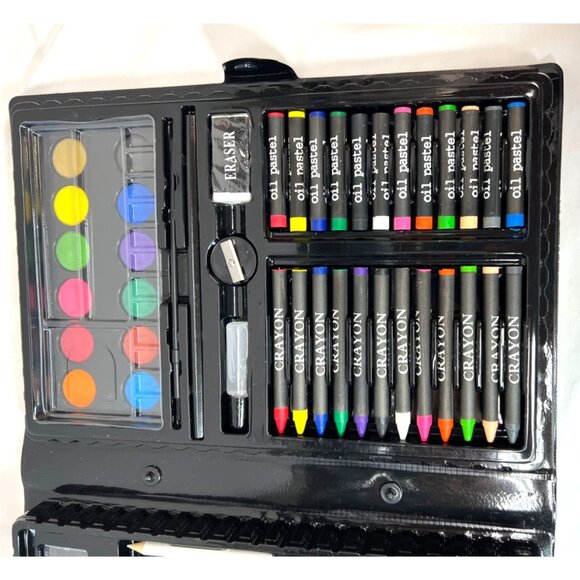 67 Piece Art Set With Markers Crayons Pastels & More In Portable Case - Non-Toxi - Picture 5 of 5
